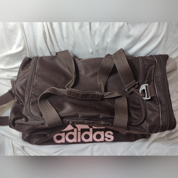 Adidas XL Pink and Brown Duffle Bag - Picture 6 of 11